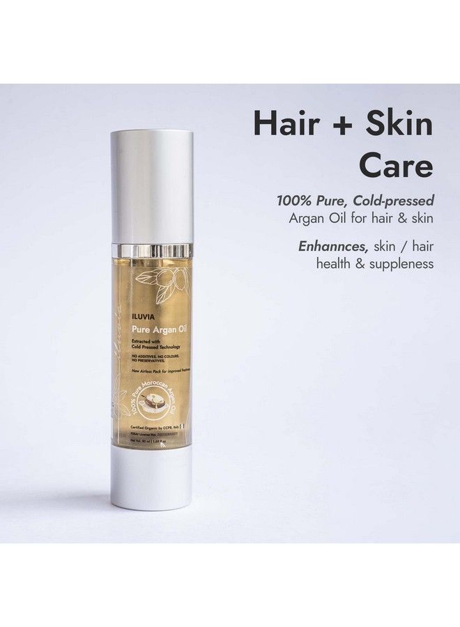 iluvia Professional 100% Pure Argan Oil 50Ml Certified Organic By Ccpb Italy No Color No Additives No Carrier Oils No Fillers. (Pure Oil) - Image 4