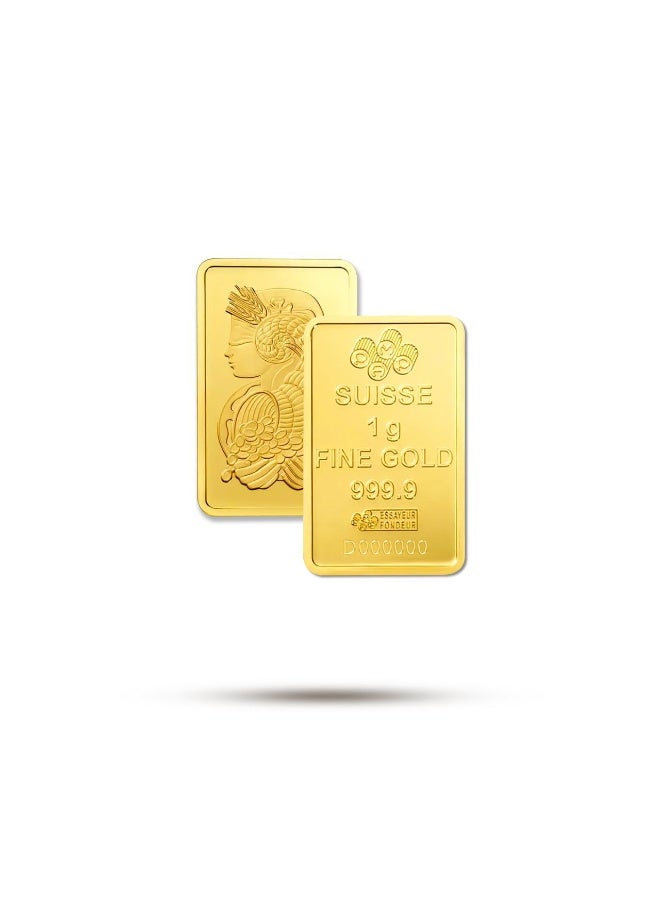 بامب سبائك ذهب خالص عيار 24 قيراط من PAMP Suisse بوزن 1 جرام (عبوة من 3 سبائك) - إجمالي 3 جرامات، نقاء 999.9 - Image 5