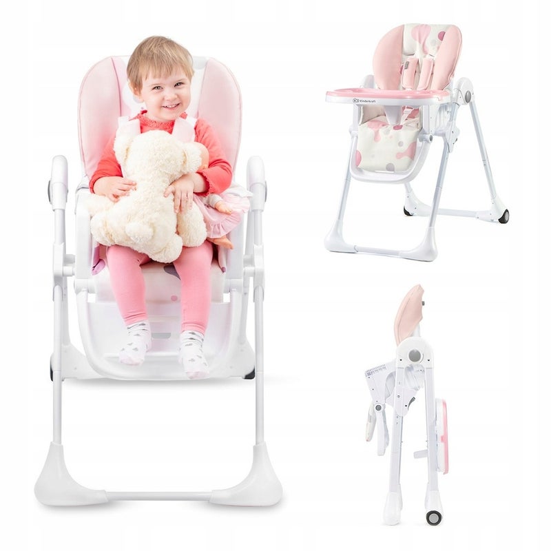 كيندركرافت كرسي عالي للأطفال متعدد الأستخدامات و المهام وردي - 6277 - Image 2