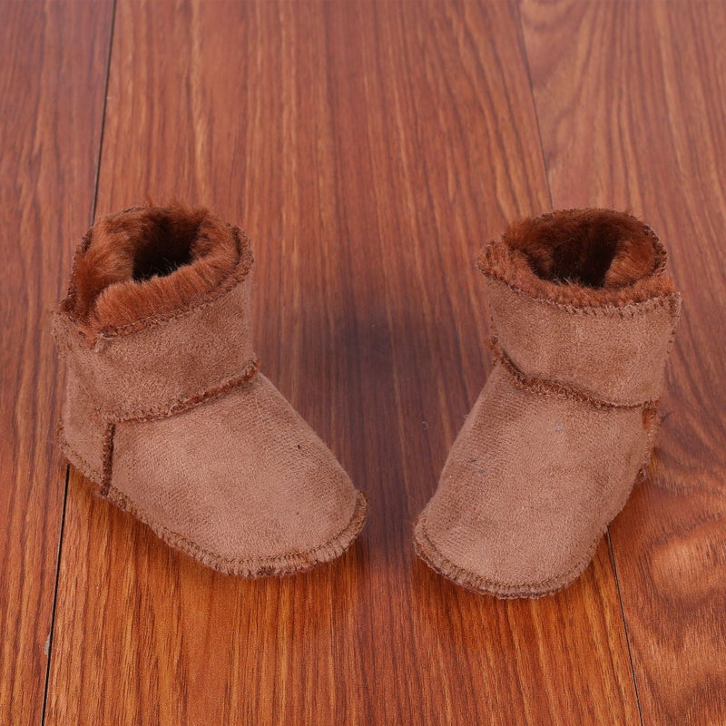 Hot new fur one baby shoes winter toddler shoes soft bottom non-slip baby shoes men's and women's children's shoes wholesale - Image 3