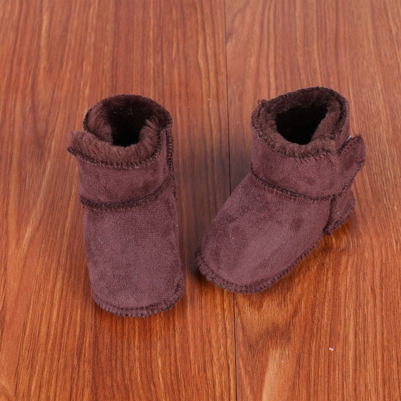 Hot new fur one baby shoes winter toddler shoes soft bottom non-slip baby shoes men's and women's children's shoes wholesale - Image 5