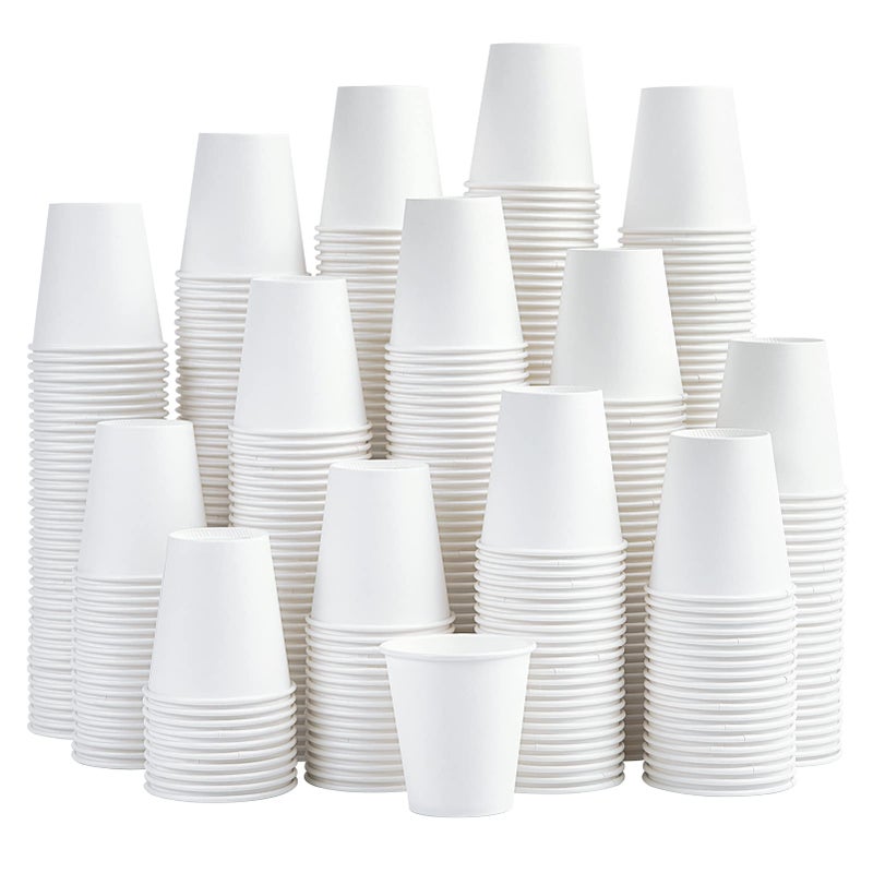LITOPAK 480 Pack 5 oz Disposable Paper Cups Disposable Mouthwash Cups Small Disposable Cups Mini Paper Cups for Parties Picnics Barbecues Travel and Events