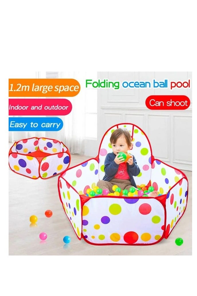 Toy Tent Portable Foldable Indoor Outdoor Princess House Educational Colorful Ball Pool Pit Play House Gift For Children Kids  - Image 1