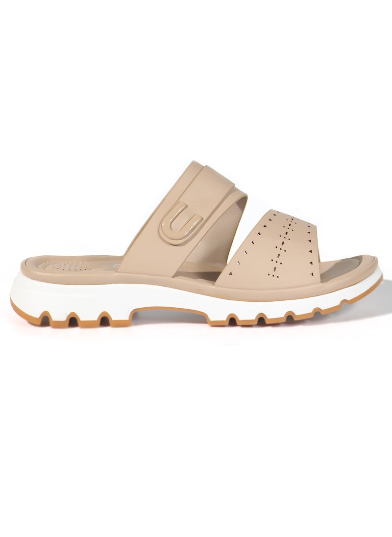 Mon Ami Flat Women Sandals | Open Toe, Casual Slide Women Shoes for Girls & Ladies | Lightweight Girls Sport Comfy Sandals  - Image 2