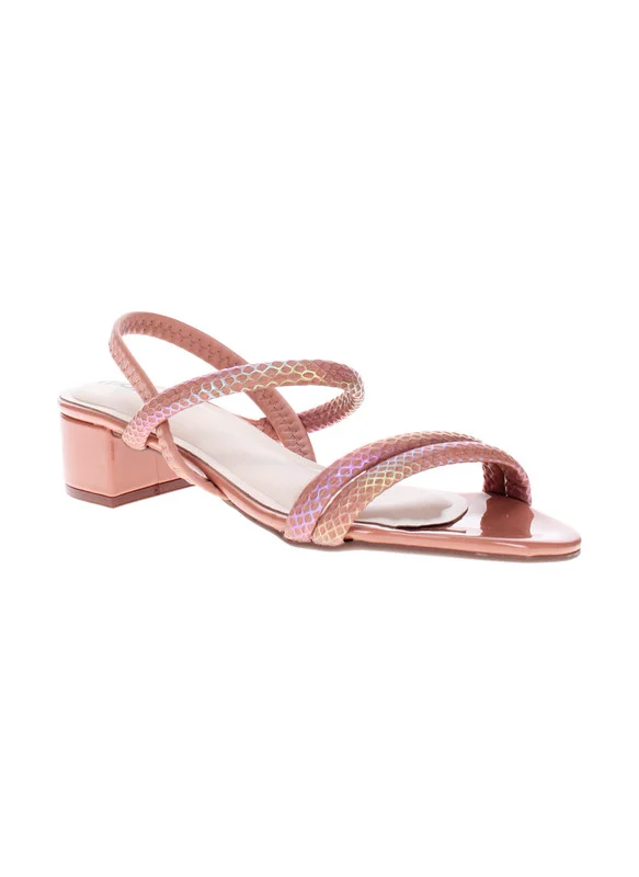 موليكا Moleca Ladies Low Heel Sandals Nude | Made In Brazil
