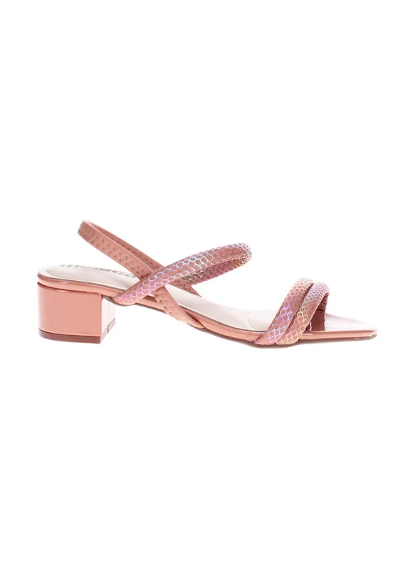 موليكا Moleca Ladies Low Heel Sandals Nude | Made In Brazil