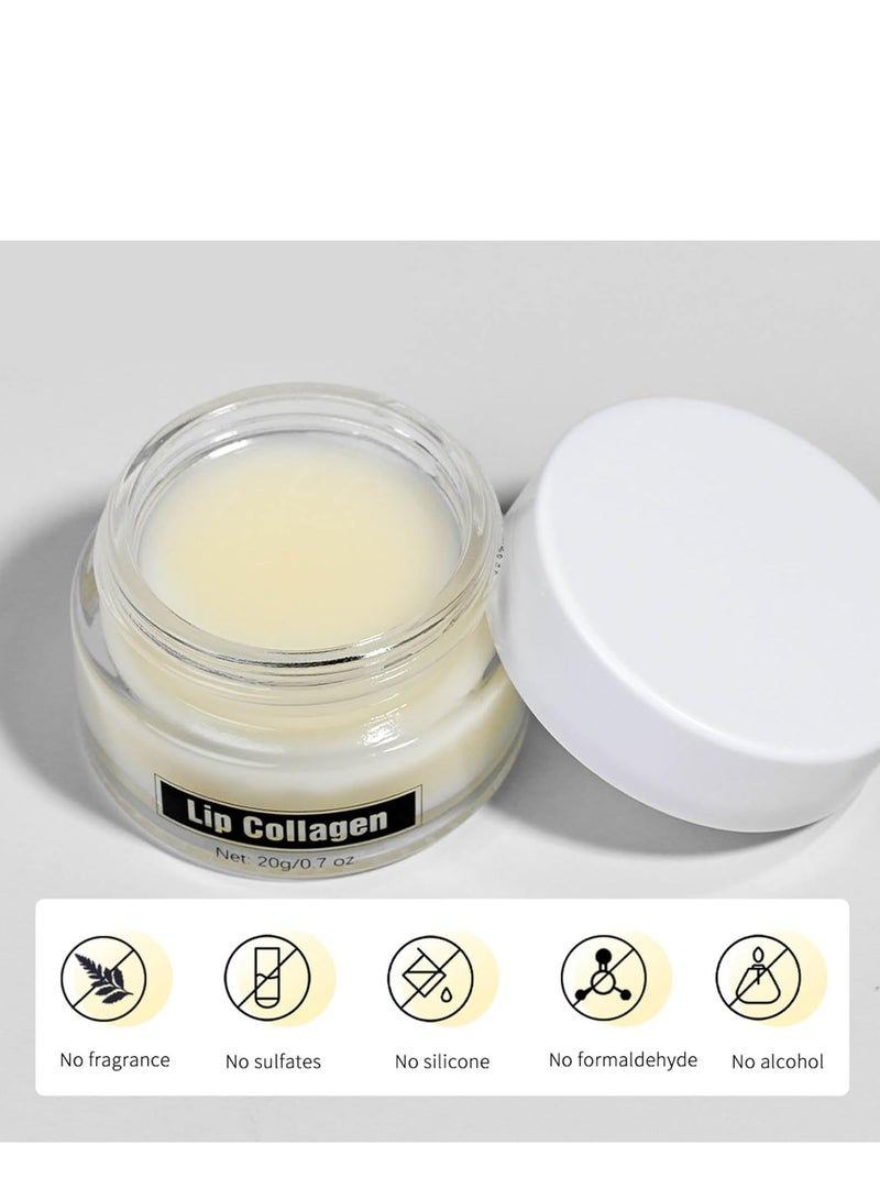 Generic Lip Collagen Mask, Lip Sleeping Mask With Peptide Complex, Collagen, Vitamins E, A, Lip Sleeping Mask, Moisturizing Lip Plumper Overnight, Lip Wrinkles Repair Overnight, for Extreme Dry Lips (20g)  - Image 3