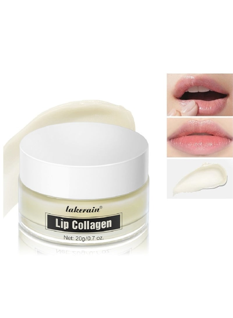 Generic Lip Collagen Mask, Lip Sleeping Mask With Peptide Complex, Collagen, Vitamins E, A, Lip Sleeping Mask, Moisturizing Lip Plumper Overnight, Lip Wrinkles Repair Overnight, for Extreme Dry Lips (20g)  - Image 1