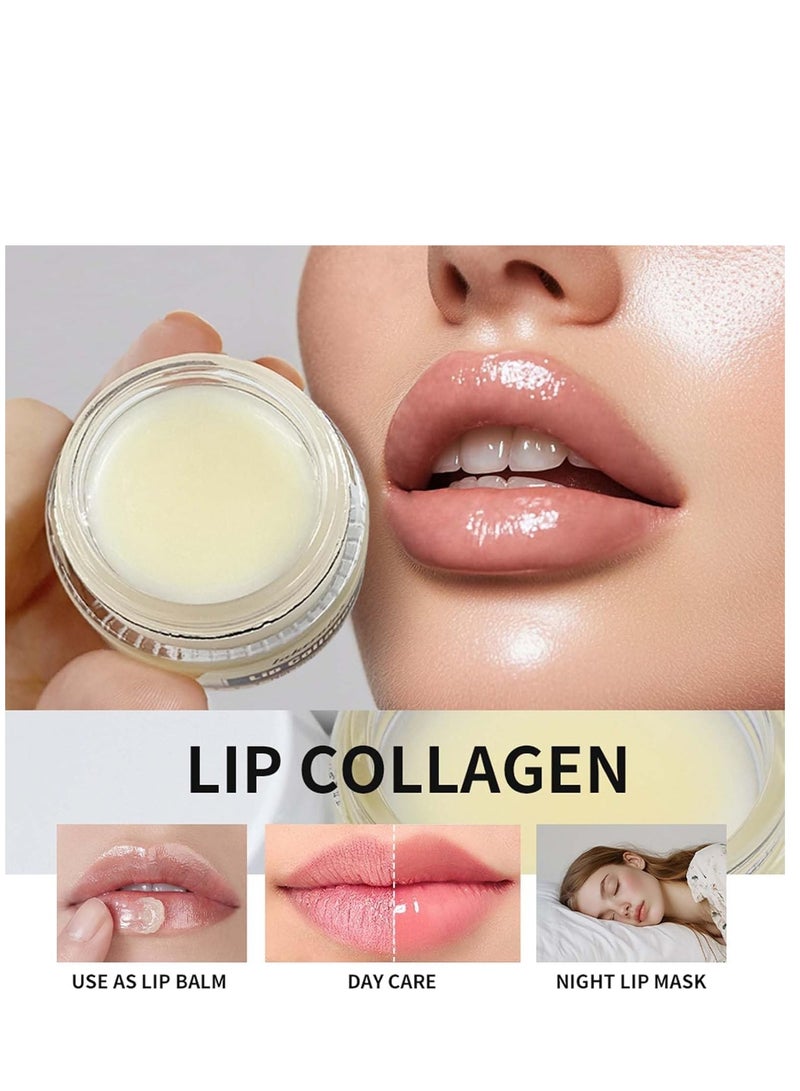 Generic Lip Collagen Mask, Lip Sleeping Mask With Peptide Complex, Collagen, Vitamins E, A, Lip Sleeping Mask, Moisturizing Lip Plumper Overnight, Lip Wrinkles Repair Overnight, for Extreme Dry Lips (20g)  - Image 2