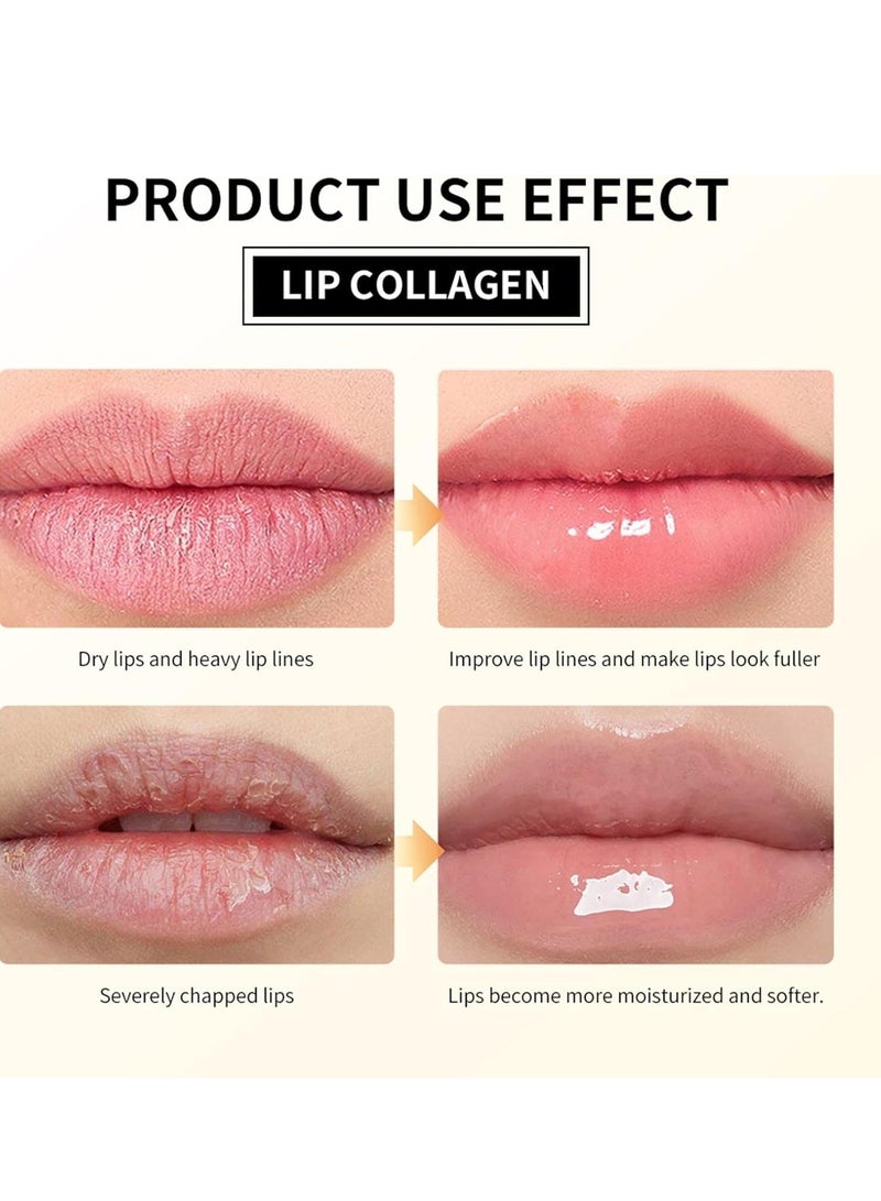 Generic Lip Collagen Mask, Lip Sleeping Mask With Peptide Complex, Collagen, Vitamins E, A, Lip Sleeping Mask, Moisturizing Lip Plumper Overnight, Lip Wrinkles Repair Overnight, for Extreme Dry Lips (20g)  - Image 4