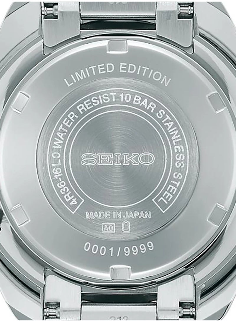 سيكو 5 Sports Limited Edition Heritage Design Automatic Watch SBSA269, 38.5 mm Silver Dial, Stainless Steel Case & Bracelet, 100 m WR - Image 5