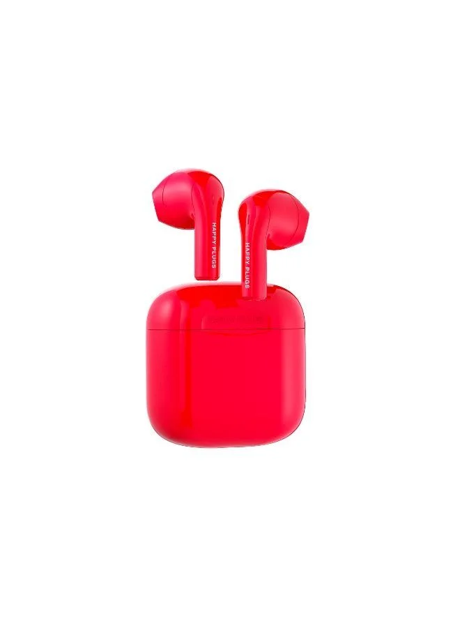 هابي بلجز HAPPY PLUGS Joy True Wireless Headphones - Red