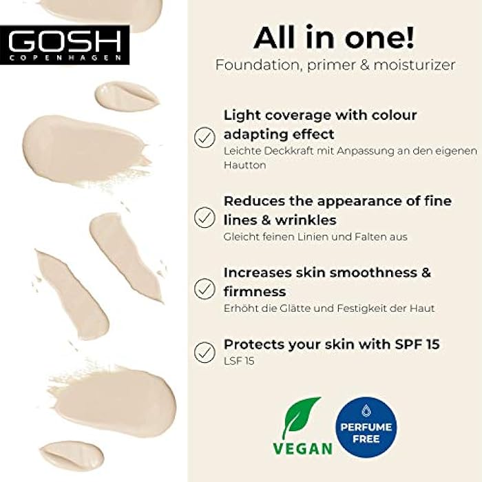 Gosh Bb Cream Fondation Primer Moisturizer 01 Sand - Image 2