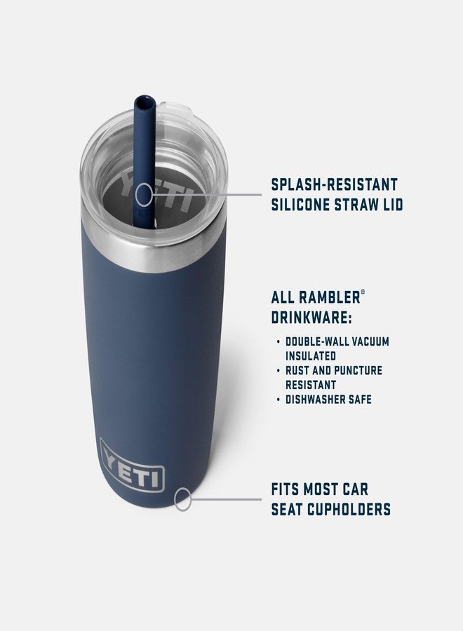 YETI Rambler Jr. 10 Oz Tumbler with Silicone Straw Lid, Seafoam - Image 2