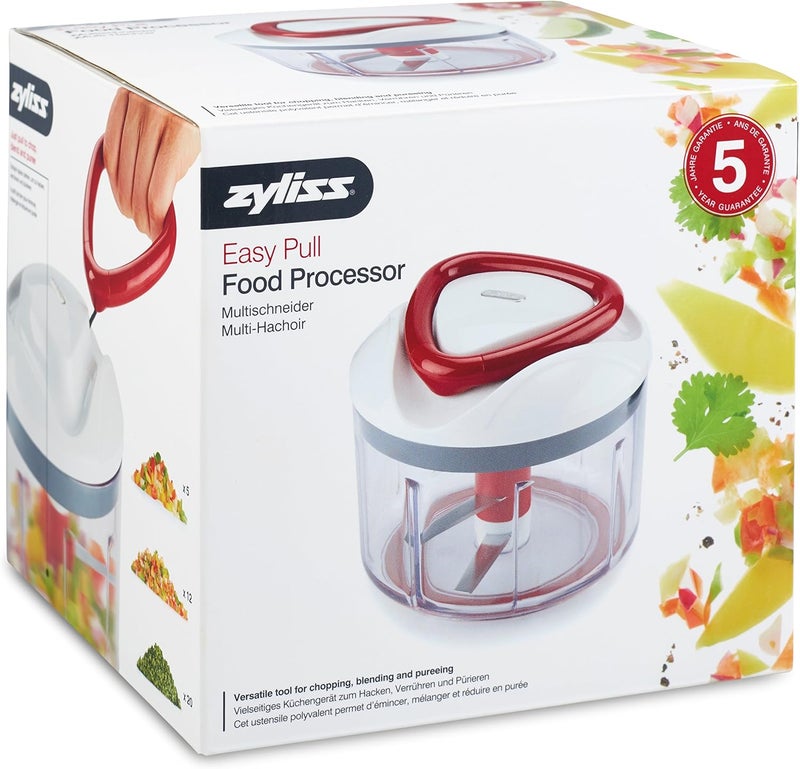 زيليس محضر الطعام اليدوي Easy Pull Food Chopper ومقطع الخضروات - محمول - Image 2