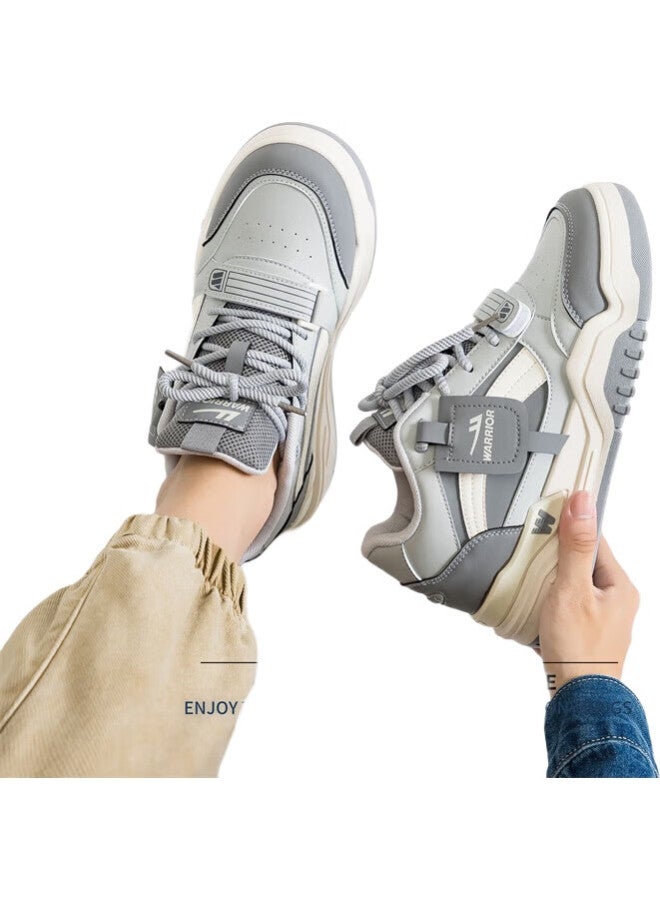 Warrior Official Men'S Shoes Autumn Board Shoes Men'S New Increased Sports Shoes Men'S Trendy All-Match High-Top Shoes - Image 1