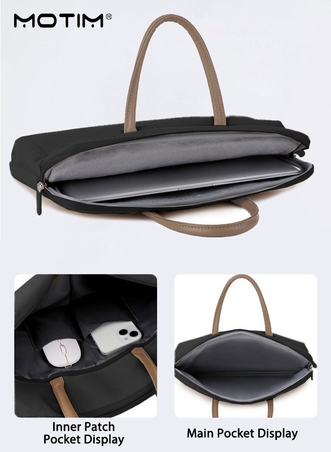 Motim 15-16 Inch Laptop Bag Lightweight Computer Bag for Men or Women, Laptop Briefcase Shoulder Bag for Travel/Business - Image 5