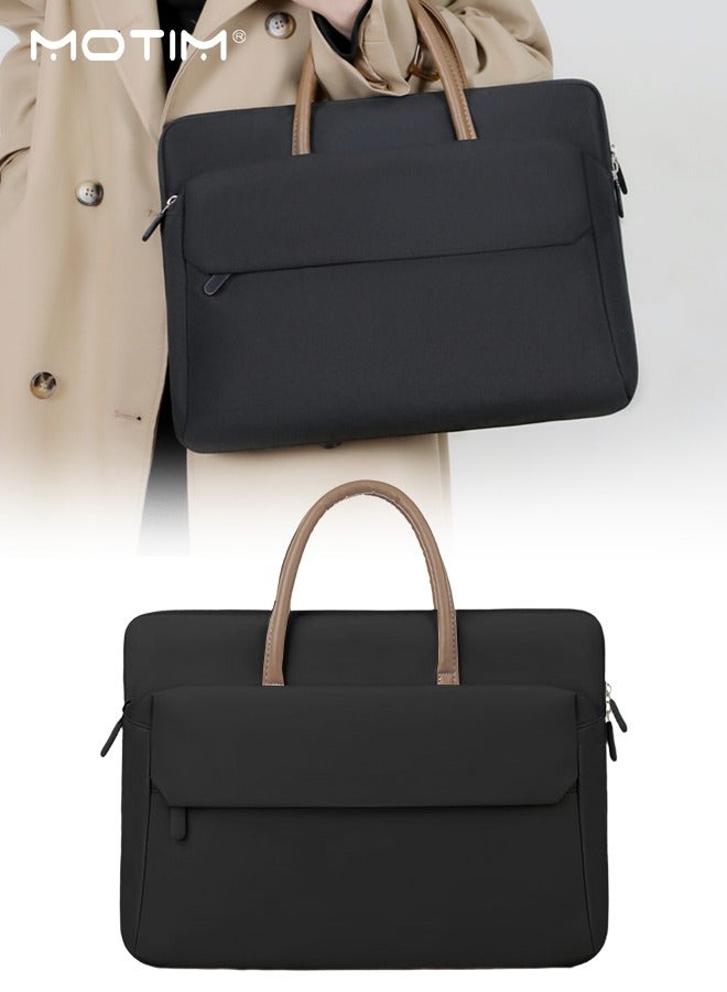 Motim 15-16 Inch Laptop Bag Lightweight Computer Bag for Men or Women, Laptop Briefcase Shoulder Bag for Travel/Business - Image 2