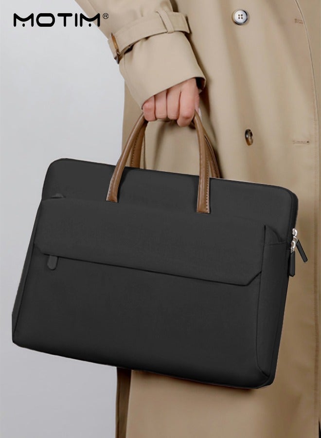 Motim 15-16 Inch Laptop Bag Lightweight Computer Bag for Men or Women, Laptop Briefcase Shoulder Bag for Travel/Business - Image 1