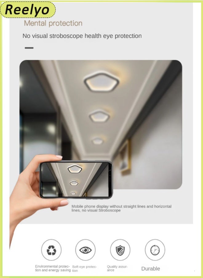 Reelyo 2PCS Led Ceiling Lights Chandeliers Nordic Lights Indoor Lighting Adjustable Integrated Hanging Lamp Small Modern Led Pendant Light Three-colours For Home Bedside Living Room Decoration Dining Tables Aisle Modern Light Nordic Iron Retro Loft Home Living Room Hanging Lamps Bedroom Luminaria Lighting, Kitchen Island Pendant Lights Fixtures WHITE - Image 3