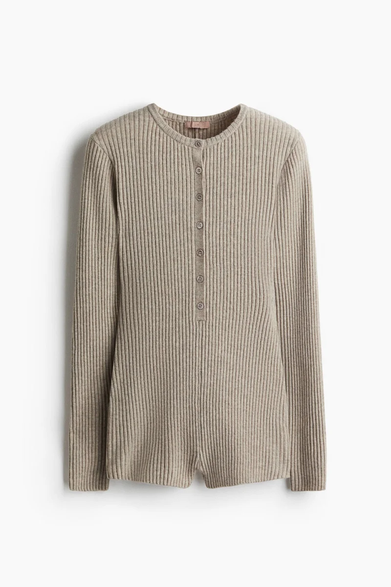 H&M Rib-knit unitard
