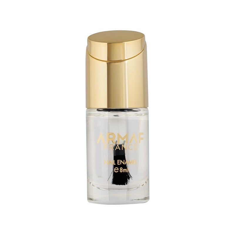 Armaf France Glitter Nail Enamel 8ml, Shine & Clear, Long Lasting Nail Polish, Shimmer Finish High Shine, Quick Dry Resistant Nail Colour, Long Lasting, Lightweight & Non Sticky, Best For Every Outfit