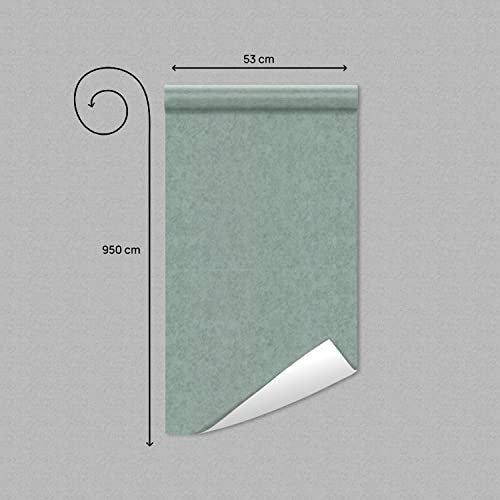 Asian Paints ezyCR8 Green Quiet Refuge Abstract Design Non-Adhesive Wallpaper for Home & Office, Easy Application, Water Resistant, PVC Coated, Interior Décor (53cm x 950cm)| (54 sq. ft. per roll) - Image 2