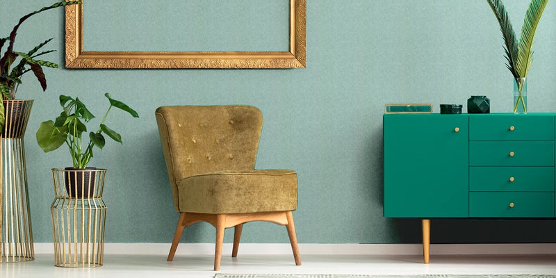 Asian Paints ezyCR8 Green Quiet Refuge Abstract Design Non-Adhesive Wallpaper for Home & Office, Easy Application, Water Resistant, PVC Coated, Interior Décor (53cm x 950cm)| (54 sq. ft. per roll) - Image 4