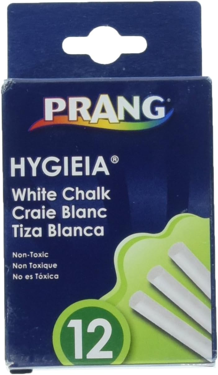 DIXON TICONDEROGA COMPANY HYGIEIA DUSTLESS BOARD CHALK (Set of 6)