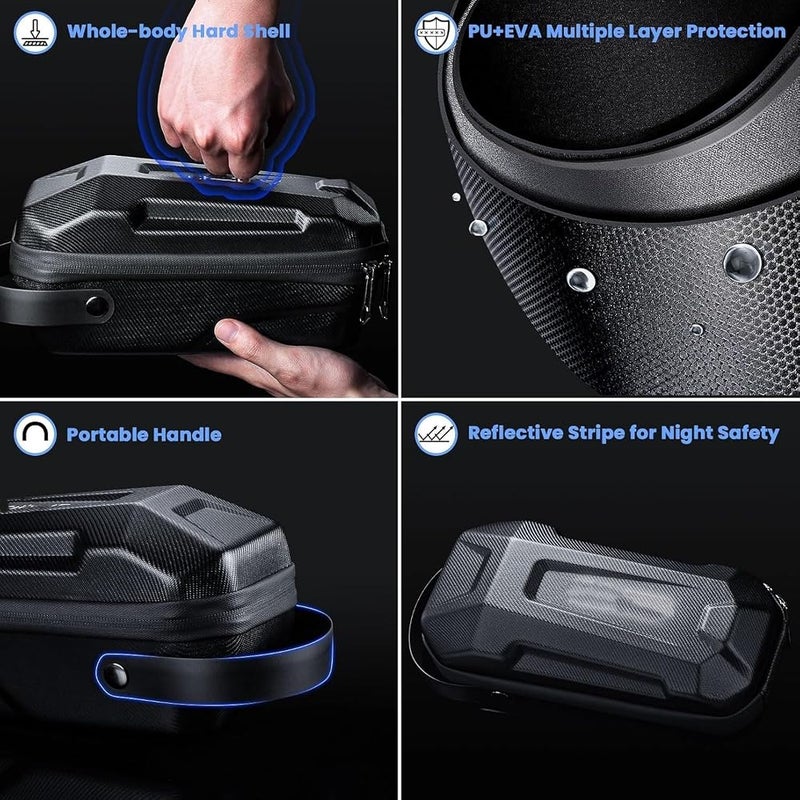 TERRIFI 3L Large Waterproof Electric Scooter Storage Bag with Handle – Portable Handlebar Pouch with Anti-Theft Coded Lock & Secure Screw Fixation, for Scooters, Bikes, Segway & Niu - Image 5