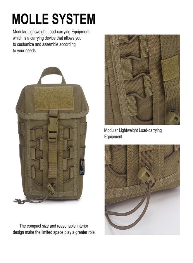 Mardingtop Molle Tactical Drawstring Pouch, Medical Pouch,Adjustable Military First Aid Pouch for Hiking,Camping,Trekking - Image 4