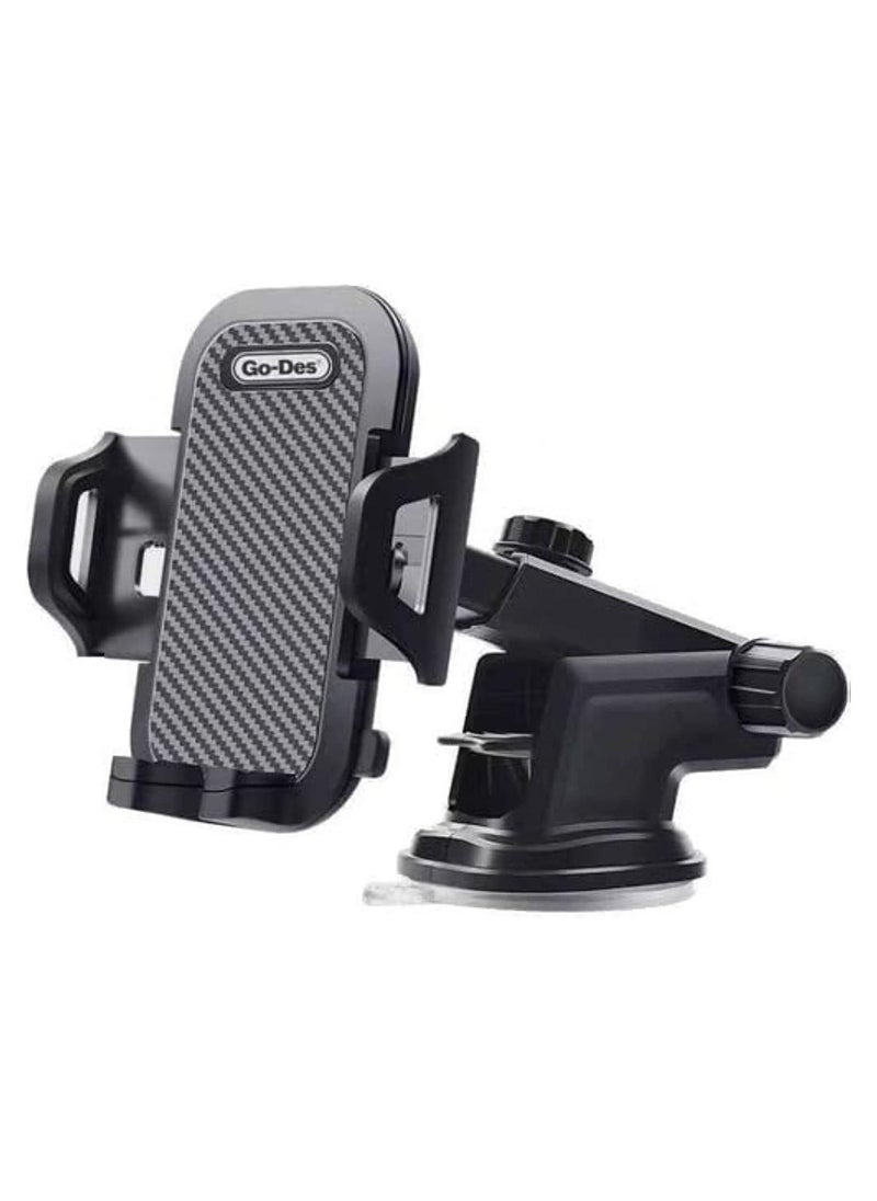 Go-Des Car Mobile Holder, 360 Degree Rotation & Adjustable Mobile Stand for Car Dashboard Windshield and Air Vent - Image 1