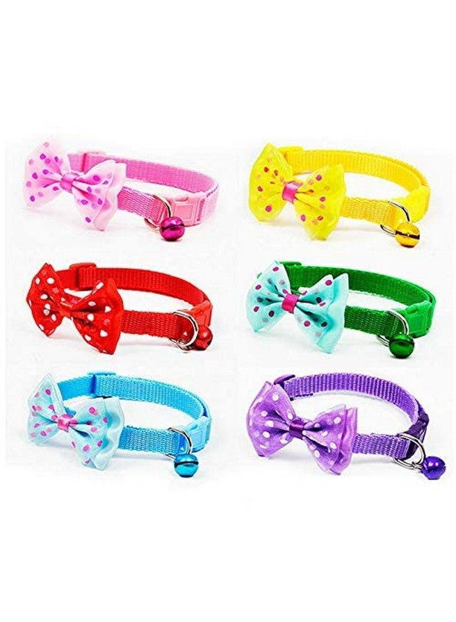 طوق قطط، حزام ربطة عنق على شكل فيونكة، ربطة عنق لطيفة على شكل جرس قابلة للتعديل للجراء والقطط الصغيرة (أخضر) - Image 4