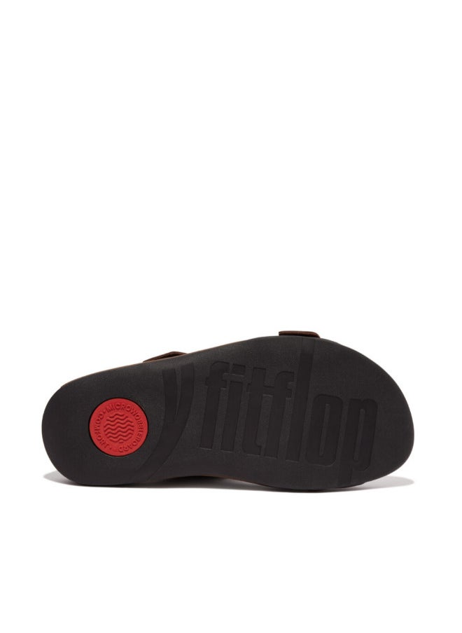 FitFlop - 049-721 Fitflop Men Gogh Moc Buckle Leather GD2-167 Chocolate - Image 1