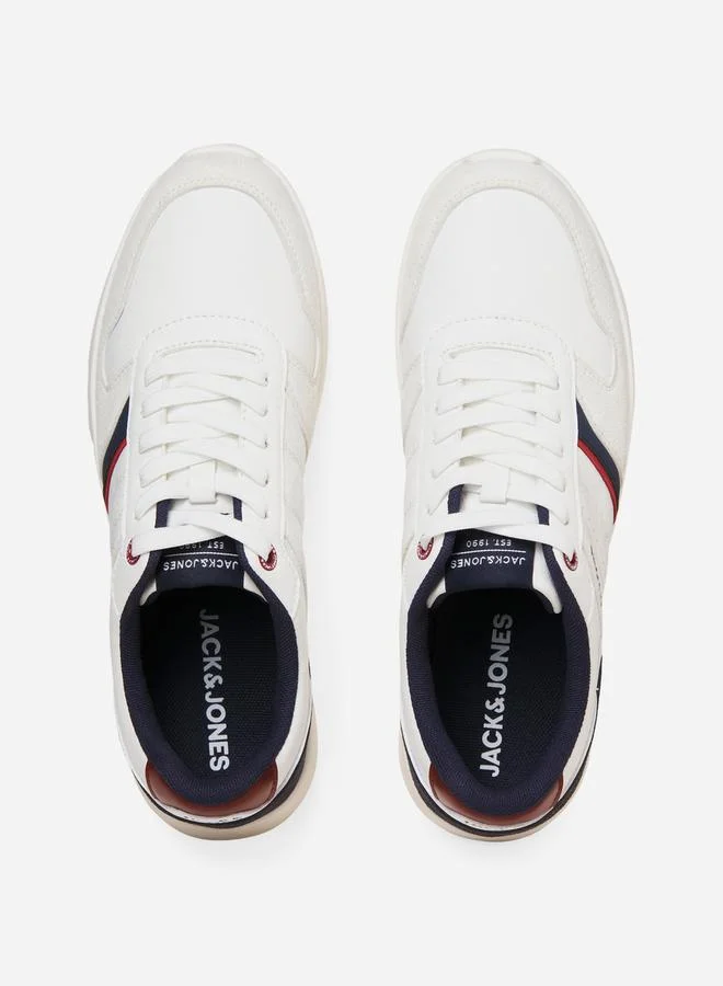 JACK & JONES Logo Detail Lace-Up Sneakers