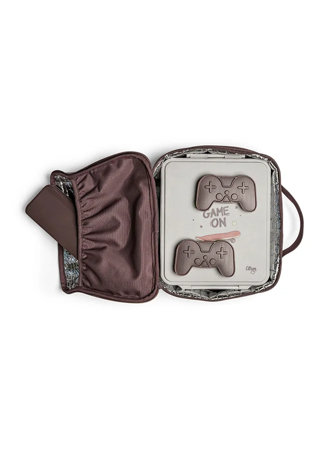 Citron Insulated Square Lunch Bag - Cool Kid - Thermal Bag with Carry Handle