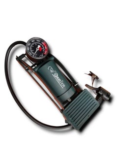 Buster 100PSI 7bar Multi-Purpose Single Foot Pump - olive green  - Image 1