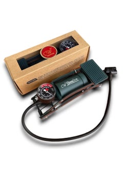 Buster 100PSI 7bar Multi-Purpose Single Foot Pump - olive green  - Image 4