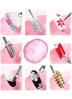 Generic 1 Piece Resin Nail Art Palette Pink  - Image 3