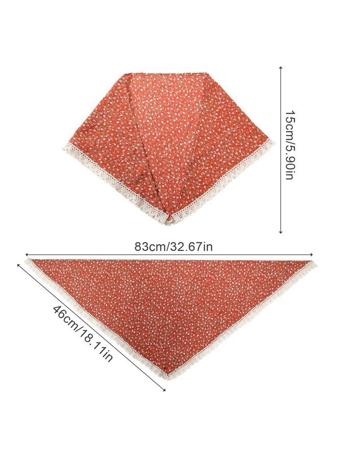 Molans Bandana Headband Chiffon Scarf Headbands Hair Bandana Floral Hair Kerchief Print Hair Scarves Kerchief For Women - Image 2