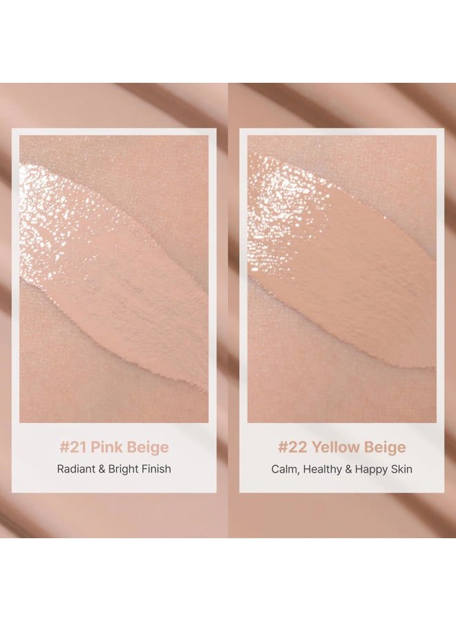 TROIAREUKE Seoul "Bridal" Cushion Foundation(#21, Pink Beige), Korean Cushion Foundation, K-Beauty, Hydrating, Long-lasting, Lightweight, Natural Finish, Anti-Aging, Moisture, Whitening, SPF 50+ - Image 4