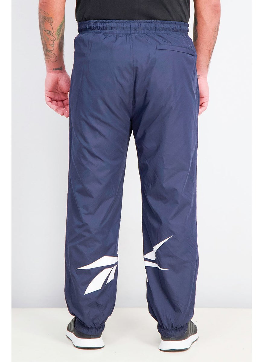 Reebok Men Regular Fit Reversible Track Pants, Co Navy  - Image 3