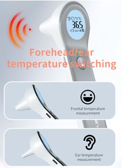 GIFT Digital Thermometer for Adults and Kids, Accurate Ear and Forehead Temperature Readings - Fever Alarm - Touchless Ideal for Babies Toddlers Infants Sensiors - Large LED Display - Home Use  - Image 4