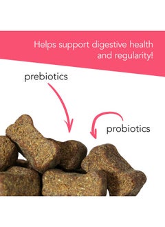 VetriScience Laboratories Probiotic Everyday For Dogs Duck Flavor 120 Chews  Itchy Skin Gut Health And Gas Relief With Prebiotics  - Image 2