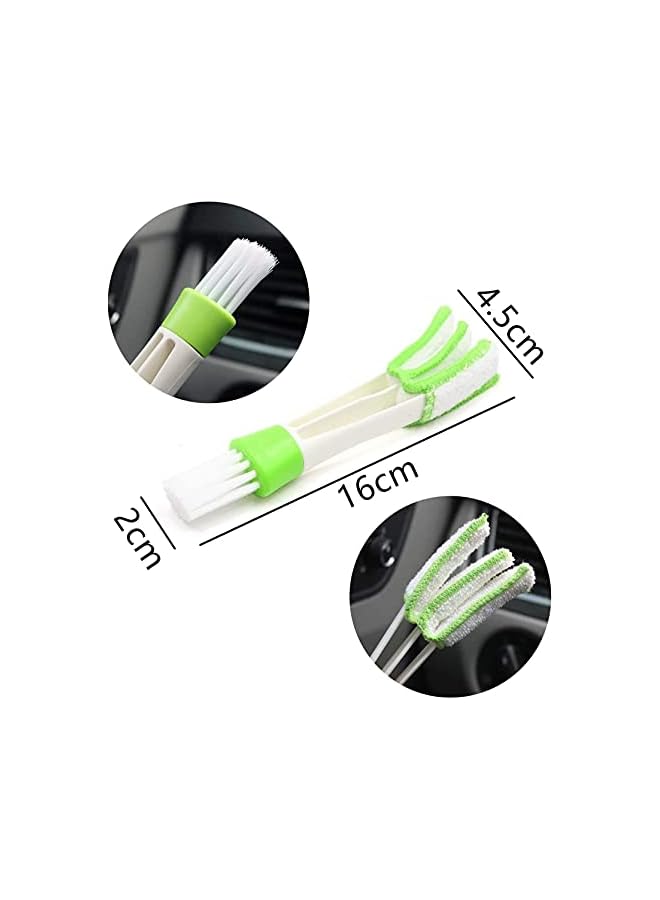 KASTWAVE Car Detailing Brush Set for Cleaning Wheels, Interior, Exterior, Leather, Includes 6Pcs Wooden Handle Automotive Detail Brush, 3Pcs Wire Brush and 2Pcs Air Conditioner Brush 11Pcs - Image 3