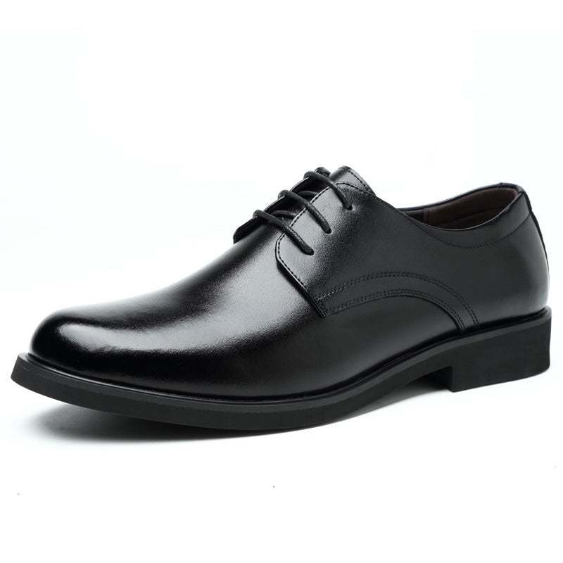 Poitulas Dress Shoes Men's Low Top Black - Image 1