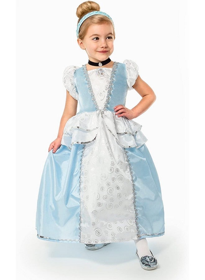 Little Adventures Cinderella Headband and Choker Necklace Accessory Set Blue - Image 5