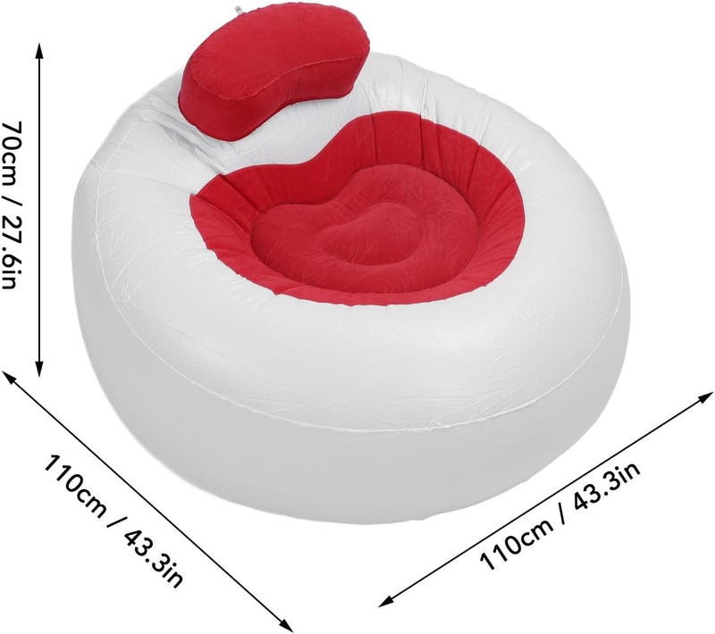 All user friendly build Inflatable Loving Heart Sofa Chair, Unique Decoration for Living Room or Bedroom for Relaxing and Outdoor Activities (Red) Cross-location transit friendly build Quick available purchase options Rack friendly Narrow & wide space compatible Global standard quality Hot & cold climate compatible Repeated use friendly design Fast warehouse picking Budget global standard quality All-round unified build Flat working surface Local & cross border ship compatible Ready post purchase fulfill Repeated detach compatible build Integrated practical design Water rust proof Cleaner resistant Year round in stock Big & small space compatible Full land route delivery Global trendy simple build Local licensed courier Field tested quality Pop-area nearby warehouse - Image 2