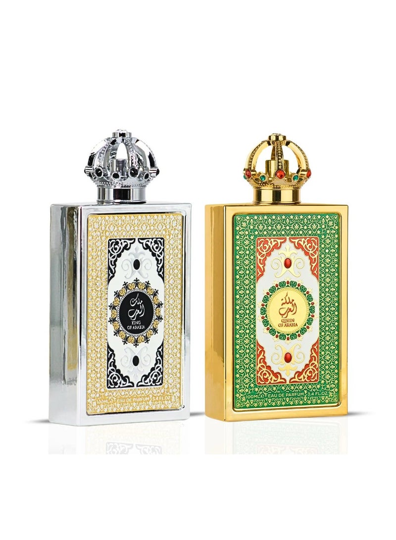 لطافة عطر كينج أوف أرابيا أو دو برفيوم من لطافة برايد - 100 مل | نفحات حمضية وجلد وفانيليا - للرجال والنساء - Image 5