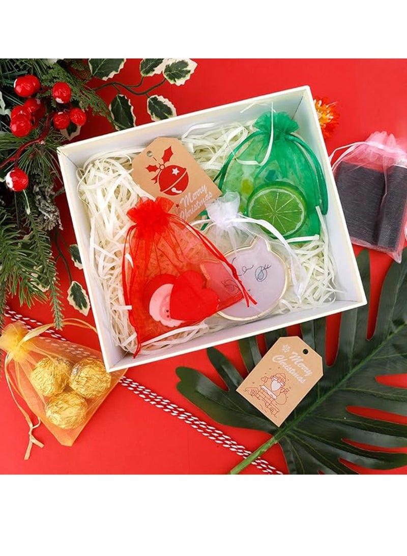 100 Pcs Gold Organza Bags,Gift Bags, Wedding Favor Bags, Jewelry Bags Drawstring, Small Mesh Gift Bags, Meash Gift Pouch, Mesh Organizer Bags, Mini Candy Bags for Party Favors (4 x 4.7 Inch)